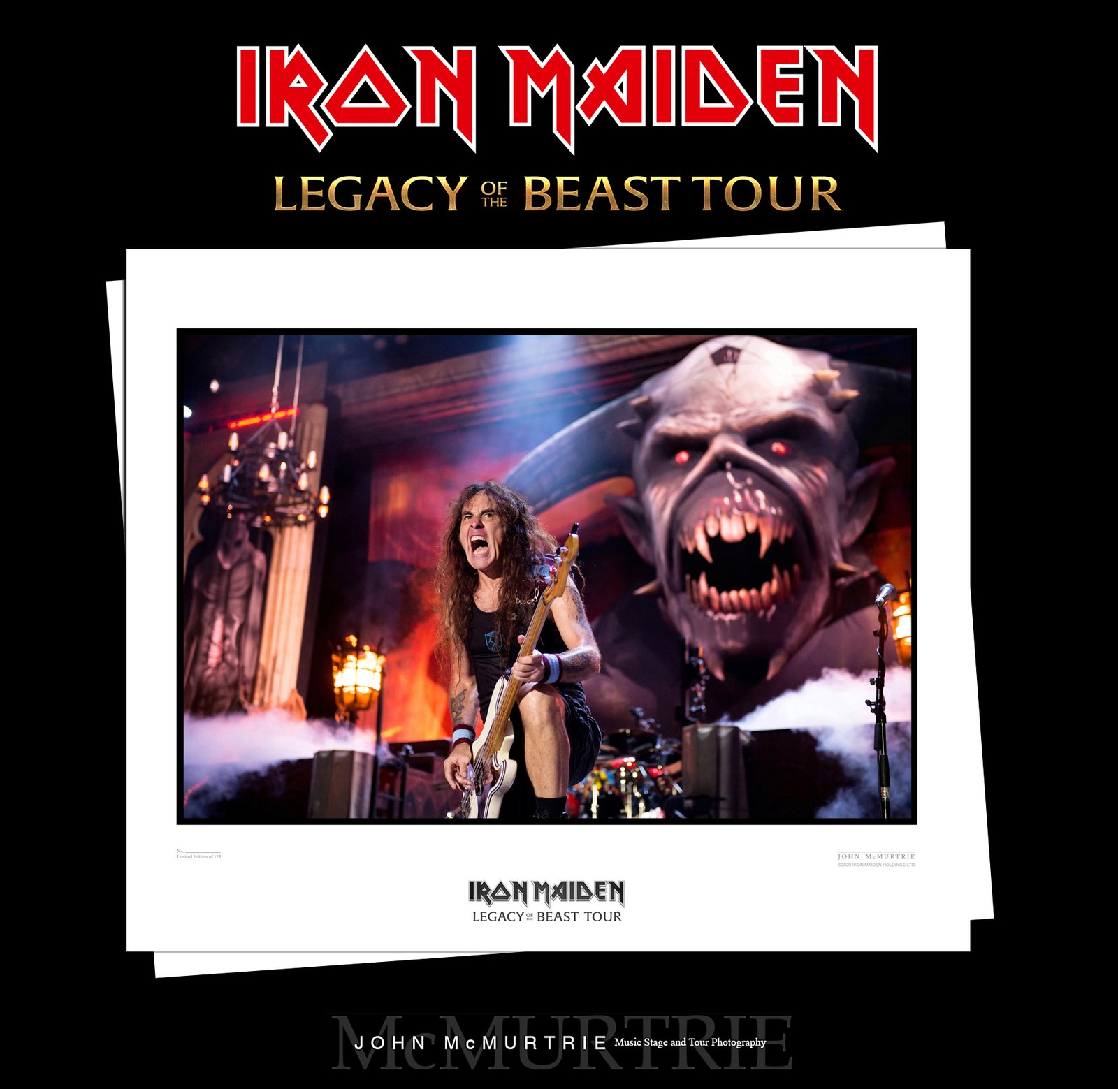 STEVE HARRIS/EDDIE - IRON MAIDEN - LEGACY OF THE BEAST** | JOHN